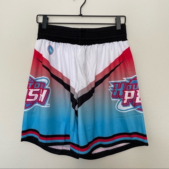 NWT Houston push branded basketball shorts sz.M white version - Picture 1 of 3